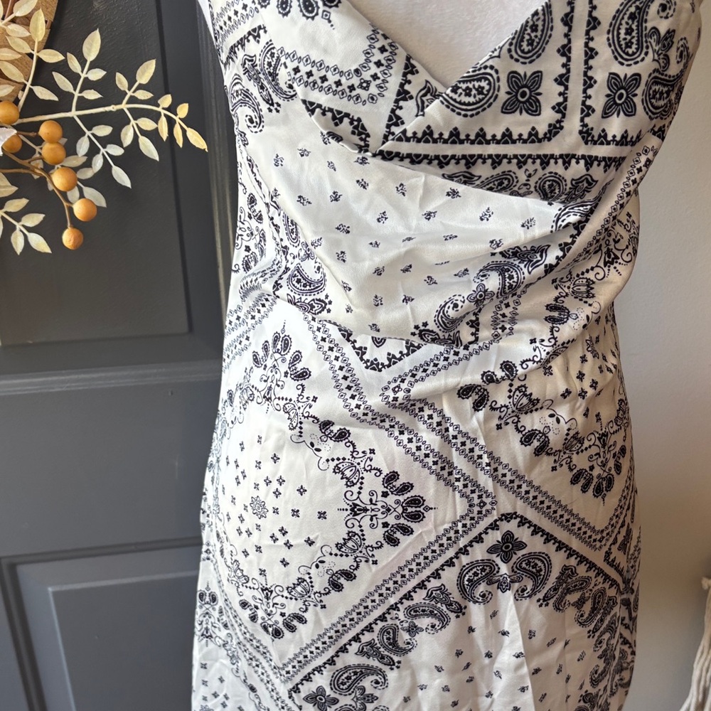 Cider Black and White Mini Dress - Picture 3 of 6